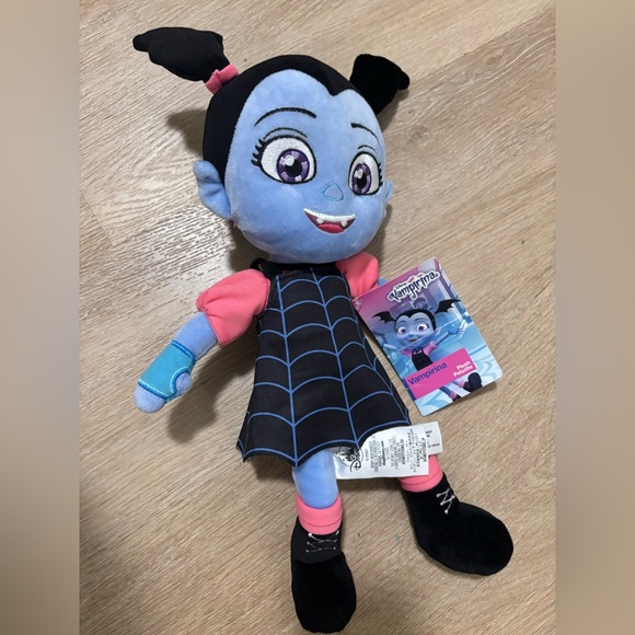 NWT Disney Store Vampirina Plush Doll - Blue, Pink, and Black - Picture 2 of 4